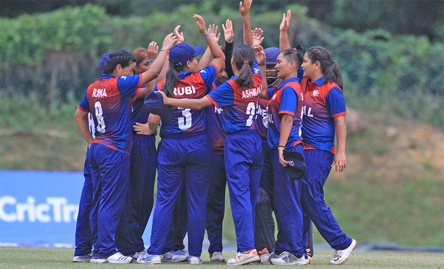 नेपाल र युएईबीचको खेल वर्षाले प्रभावित
